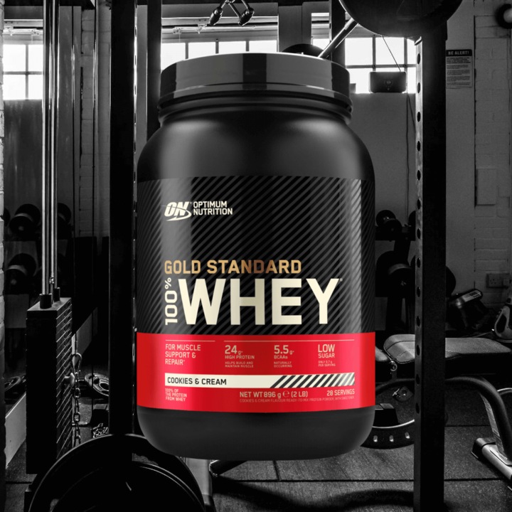 Image du produit Optimum Nutrition 100% Whey Gold Standard (Cookies and Cream, 1 pcs, 908 g)