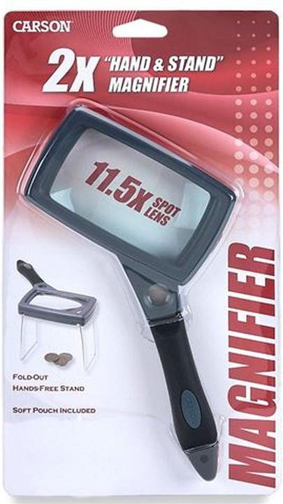 Produktbild Carson Handlupe mit Gummi Griff 2,5x85mm