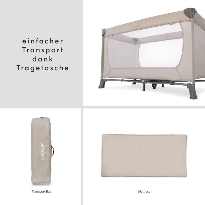 Produktbild Hauck Reisebetten Reisebett Set Dream'n Play inkl. Alvi Reisebett (120 x 60 cm)