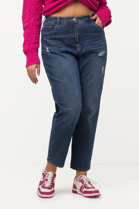 Image du produit Ulla Popken Jean Mom, coupe décontractée 5 poches (58)