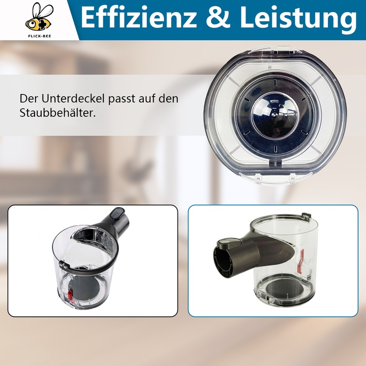 Produktbild Flickbee Dyson V6/DC58/DC59 bottom flap dust container
