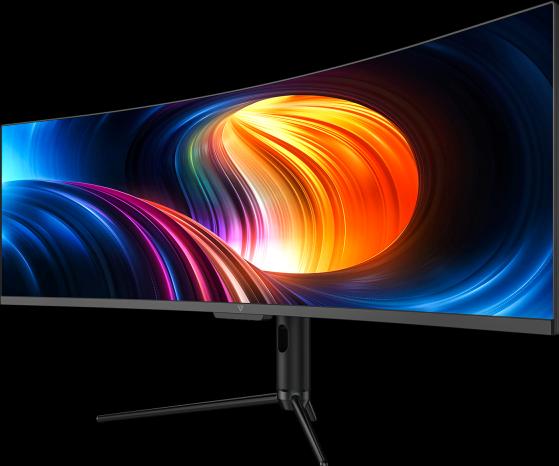 Produktbild V7 49IN 5120 X 1440 CURVED MONITOR (5120 x 1440 Pixel, 49")