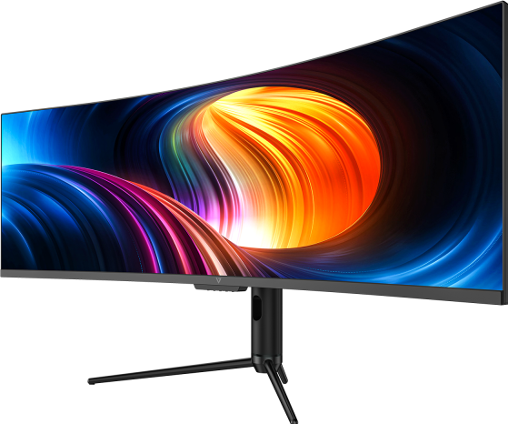 Produktbild V7 49IN 5120 X 1440 CURVED MONITOR (5120 x 1440 Pixel, 49")