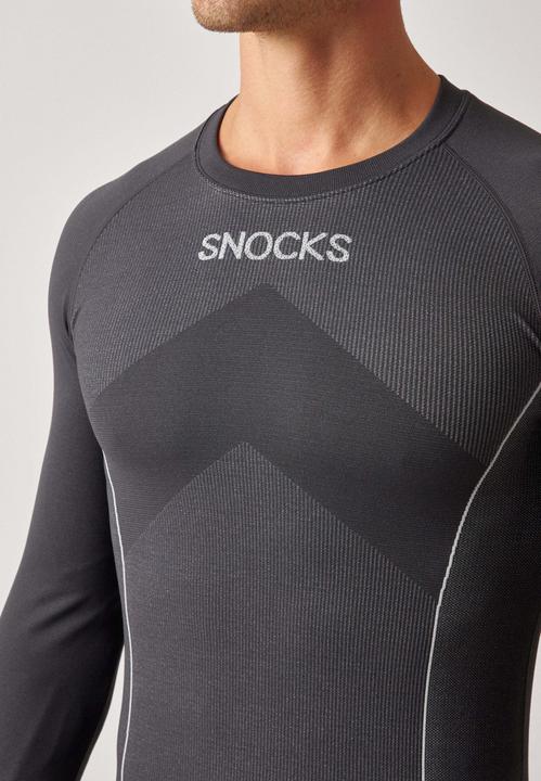 Image du produit Snocks Sous-vêtements thermiques pour hommes avec trou pour le pouce (L)