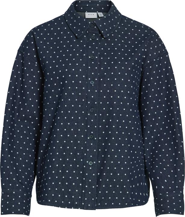 Immagine prodotto Vila VIJANE Gepunktetes Jeanshemd (44)
