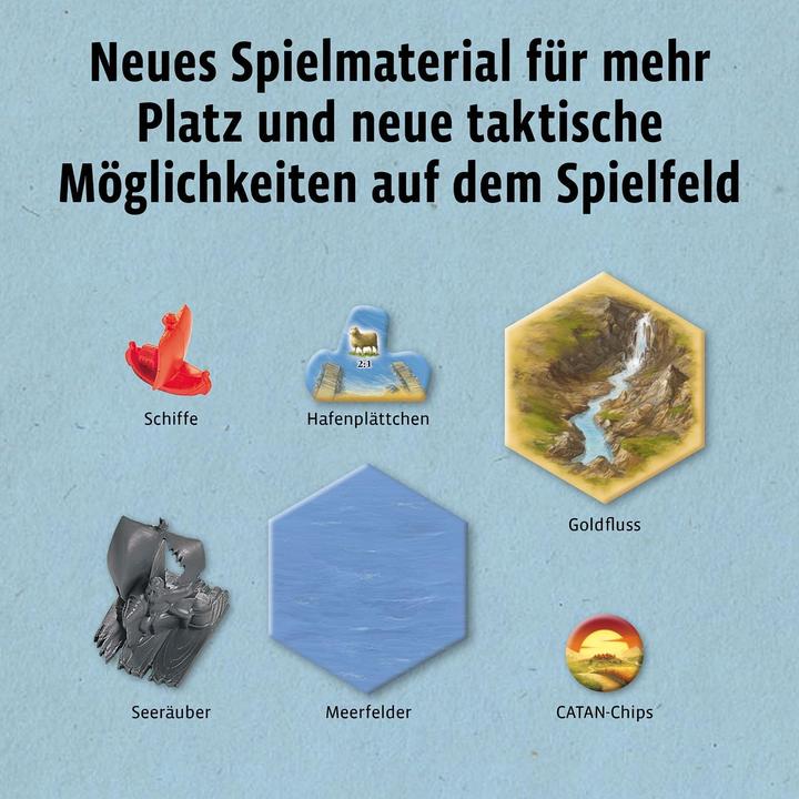 Produktbild Kosmos Catan- Erweiterung - Seefahrer (Deutsch, 3 - 4 Spieler)