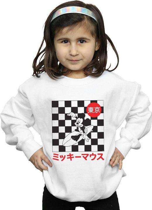 Actual product image Disney Girls Mickey Mouse Surfing Sweatshirt (152, 158)
