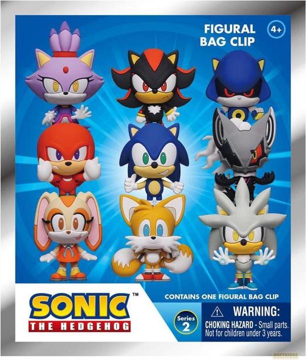 Image du produit Monogram Int. Sonic - The Hedgehog 3D PVC Pendentif de poche série 2 Display (24)