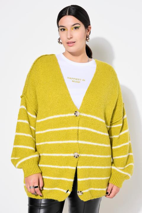 Produktbild Studio Untold Strickjacke, oversized, Bretonstreifen, Langarm (50, 52)