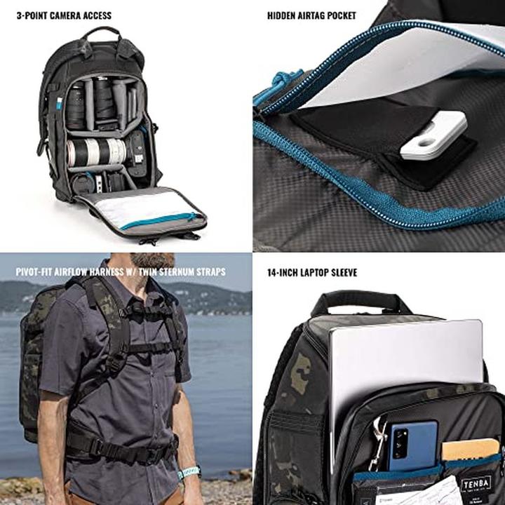 Actual product image Tenba Axis V2 (Photo backpack, 20 l)