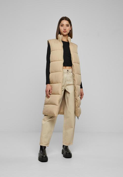 Actual product image Urban Classics Ladies Long Puffer Vest (M)