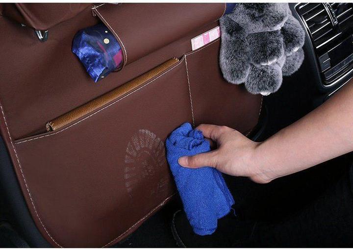 Actual product image Hurtel Car organiser for the seat, foldable shelf, mini car table, black