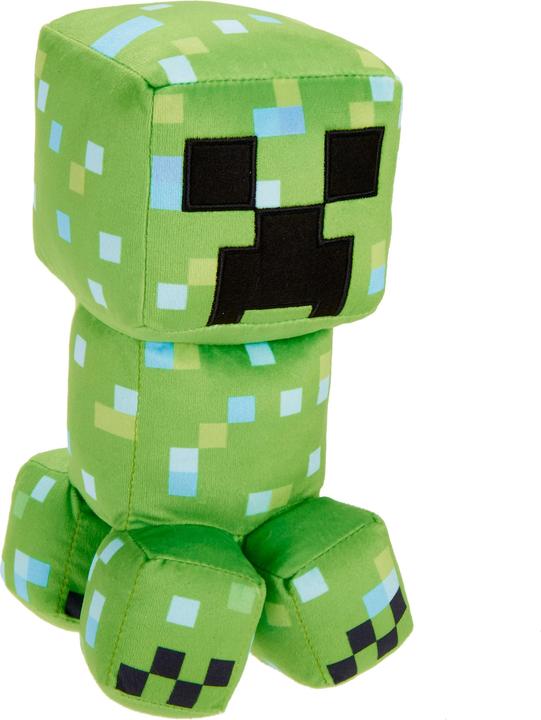 Actual product image Mattel Minecraft Charged Creeper Plush Character, 8-inch Collectible Soft Doll Inspired by the Video Game (15.90 cm)