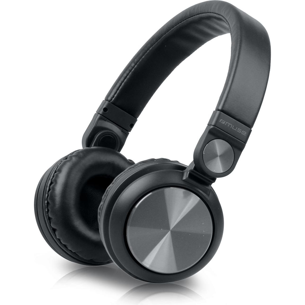 Muse M-276 BT (10 h, Kabellos), Kopfhörer, Schwarz