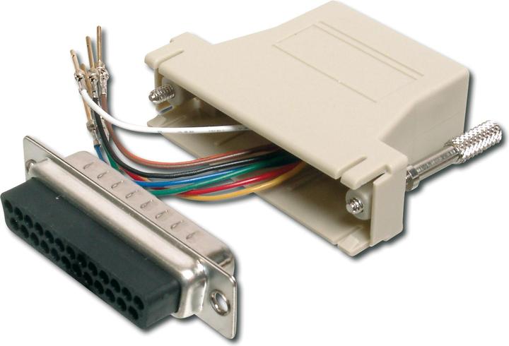 Produktbild Digitus ASSMANN Adapter DB25 RJ45 Modular DB25 M RJ45 F