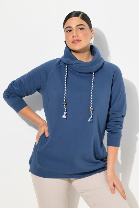 Produktbild Ulla Popken Sweatshirt, weiter Stehkragen, Taschen, Raglan-Langarm (46, 48)