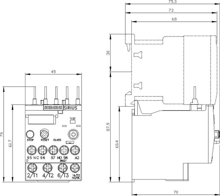 Produktbild Siemens Überlastrelais 7,0-10A