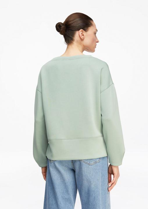 Produktbild Comma Sweatshirt Weiches Sweatshirt mit Faltendetail am Arm (46)