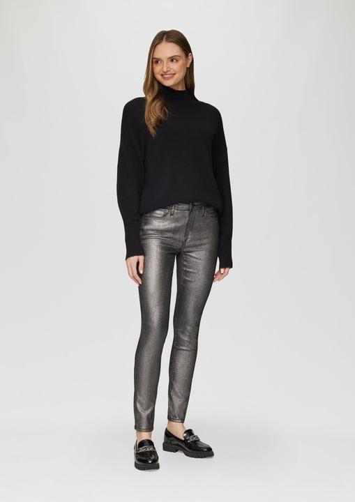 Image du produit S.Oliver Jeans-Hose Jeans Izabell / Skinny Fit / Mid Rise / Skinny Leg / mit Metallic-Effekt (W46/L32)