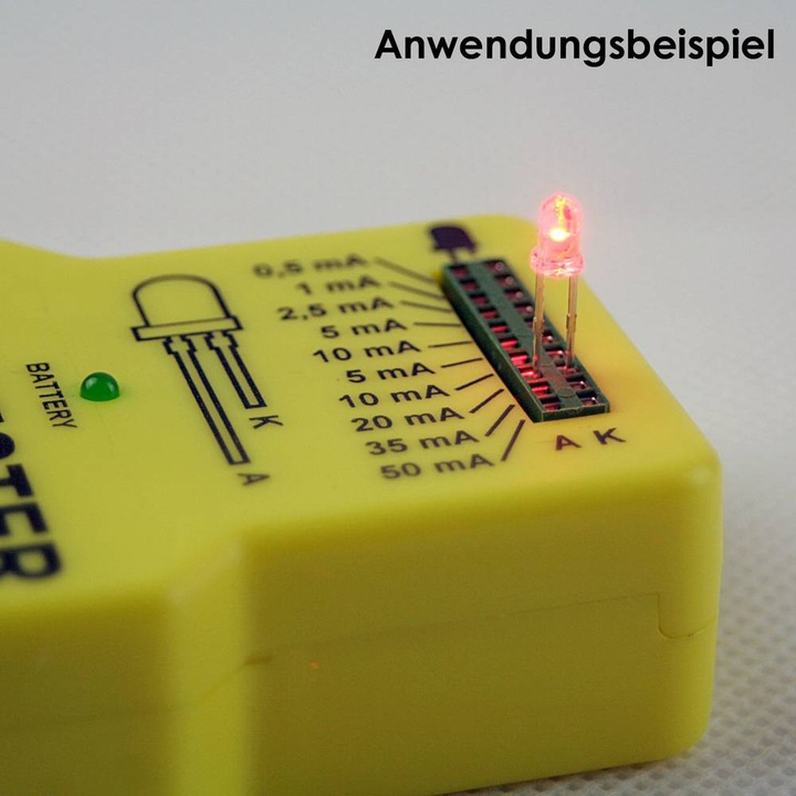 Actual product image Kemo LED tester