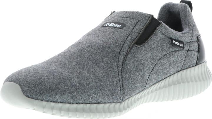Produktbild K-Bree Damen Herren Sneaker Low-Cut Slipper Merinowolle recyceltes PET Nachhaltig grau (44)