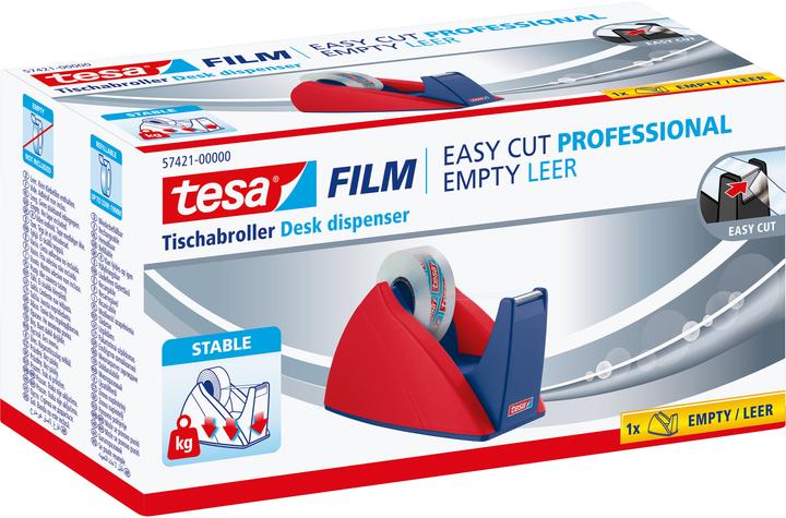 Produktbild tesa tesafilm EASY CUT Tischabroller - Klebeband-Spender für Rollen bis 33 m x 19 mm