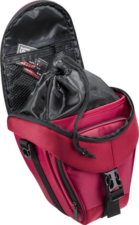 Produktbild mantona Premium Colttasche rot (Kamera Schultertasche, Kamera Bereitschaftstasche, 5.85 l)