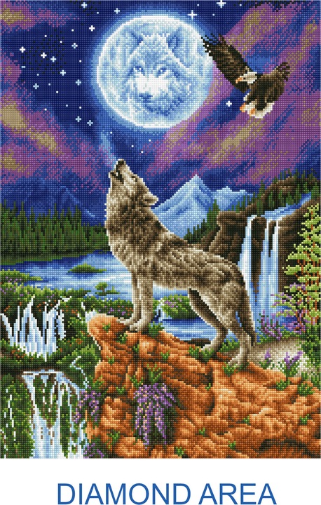 Image du produit Diamond Dotz Wolf