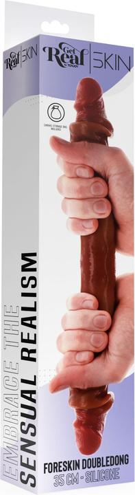Produktbild ToyJoy Foreskin Double Dong Silicone 35 cm