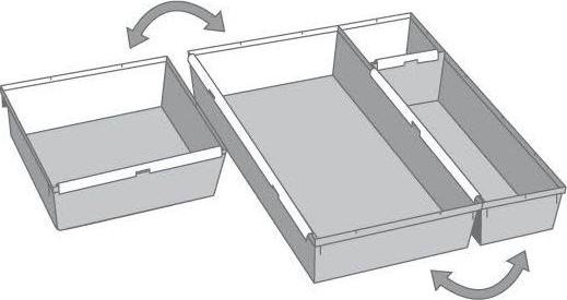 Image du produit keeeper Divisions argent 38x15x5