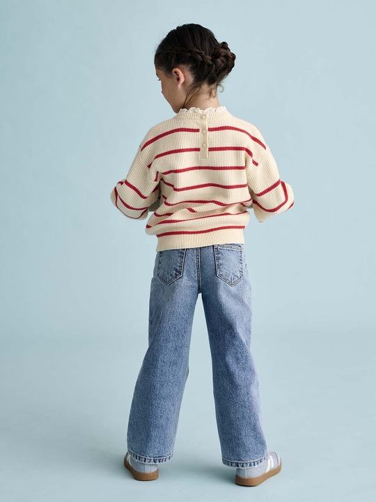 Image du produit Vertbaudet Weite Mädchen Jeans, Hüftweite REGULAR (98)