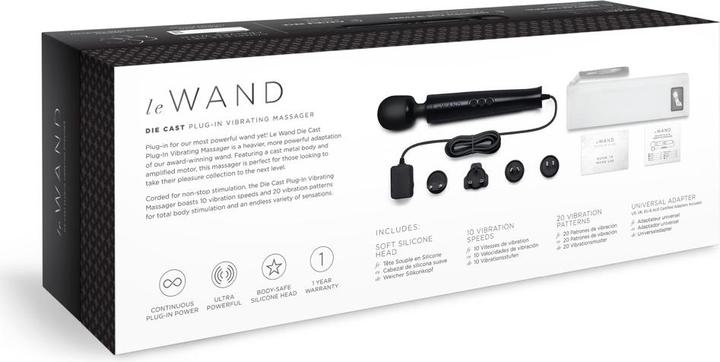 Immagine prodotto Le Wand Diecast Plug-in Nero
