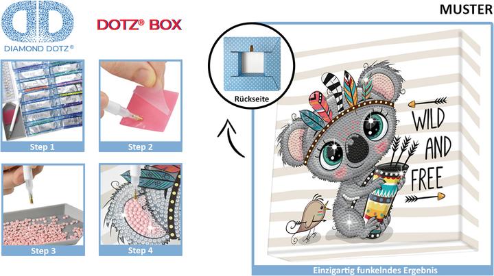 Actual product image Diamond Dotz Box Sloth Astronaut