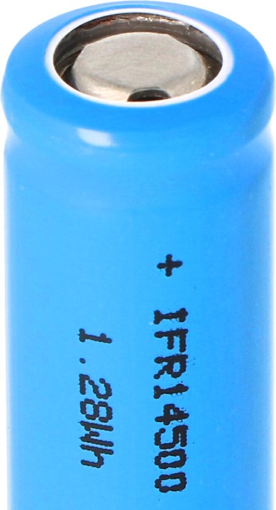 Actual product image Efest Rechargeable battery IFR14500 - AA, Flat Top (without head) flat positive terminal (1 pcs., 400 mAh, Rechargeable battery)