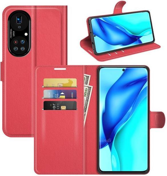 Produktbild MU Classic Litchi Leder Bookcover Series (Huawei P50 Pro)