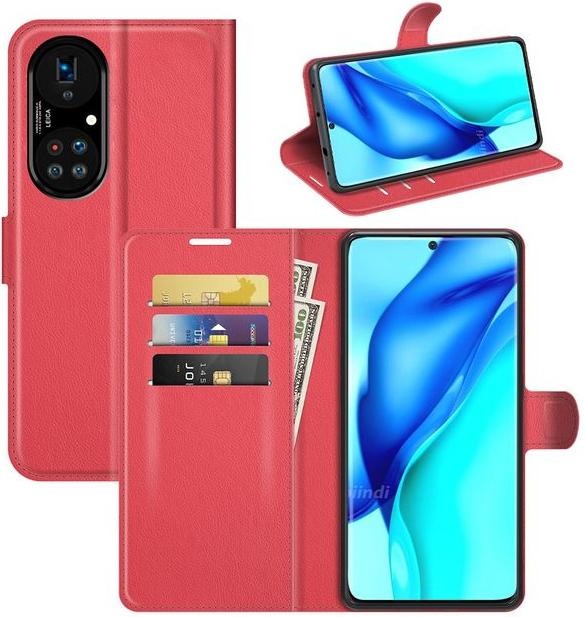 Produktbild MU Classic Litchi Leder Bookcover Series (Huawei P50 Pro)