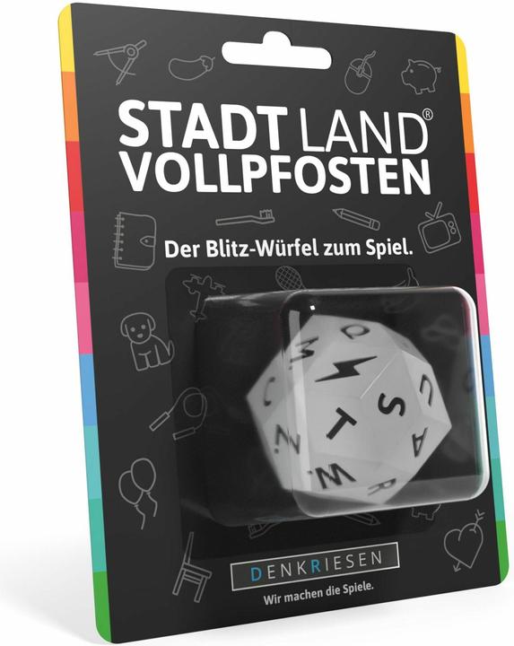 Denkriesen Stadt Land Vollpfosten Der Blitz-Würfel