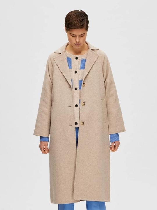 Actual product image Selected Oversize wool coat
