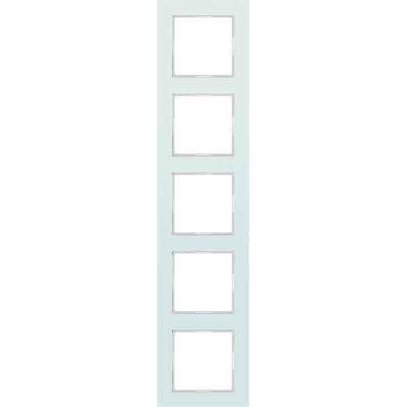 Thumbnail - JUNG, Zubehör Schalterprogramm, Einbaurahmen 5f ws mt A / A CREATION AC585GLWMT