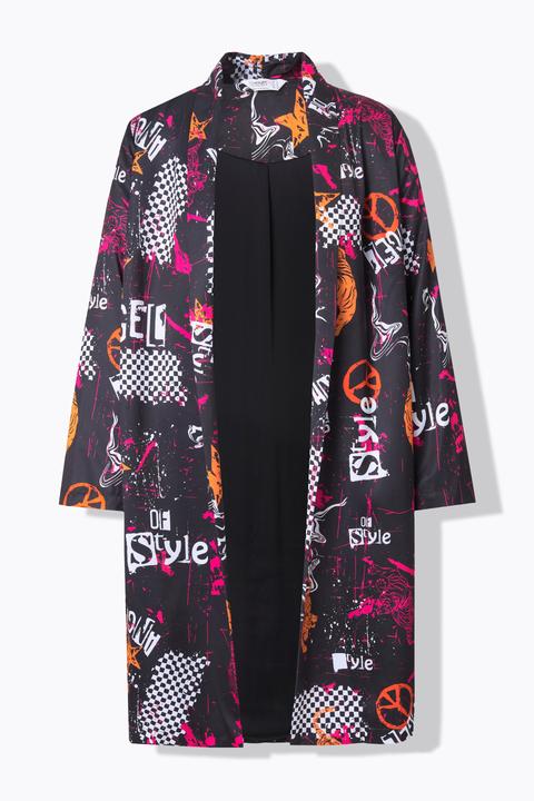 Immagine prodotto Angel of Style Kaftan, oversized, Alloverdruck, Satinfutter (54)