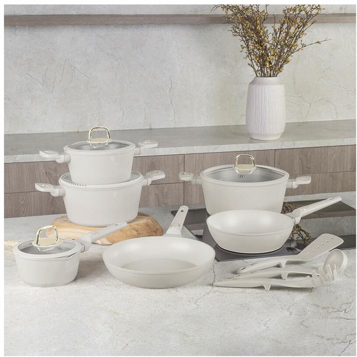 Actual product image BerlingerHaus Sahara Collection (28 cm, Pot, Saucepan, Casserole + Stewpot, Aluminium)