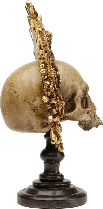 Immagine prodotto Kare Design Oggetto deco re teschio (37,5 x 46,5 x 26,5 cm)