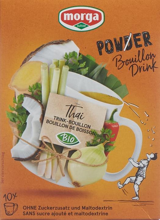 Image du produit Morga Bouillon en poudre PowerDrink Thai Bio