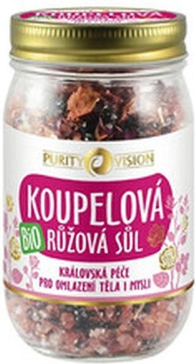 Actual product image Purity Vision - Organic Pink bath salt - Volume: 400 g (Bath salts)