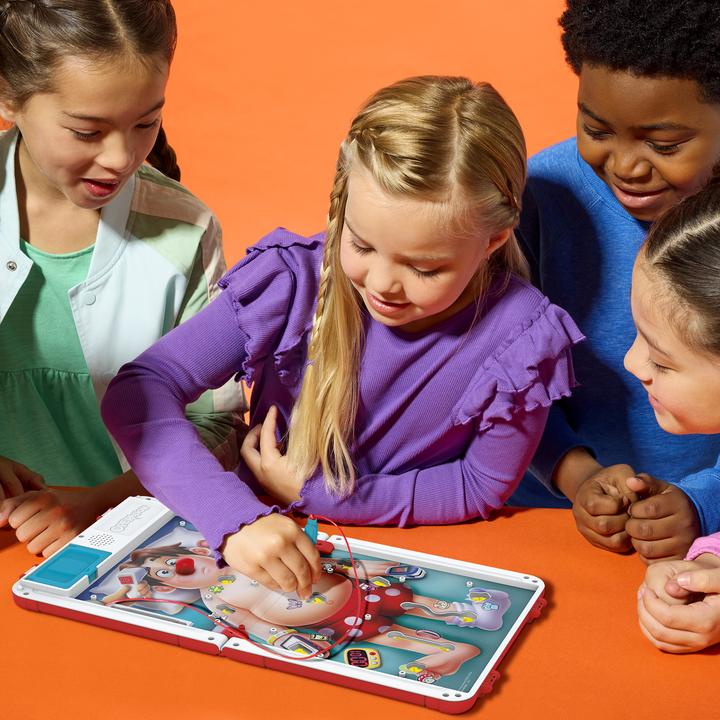 Actual product image Hasbro Gaming Doktor Bibber elektronisches Brettspiel in einer Tragebox