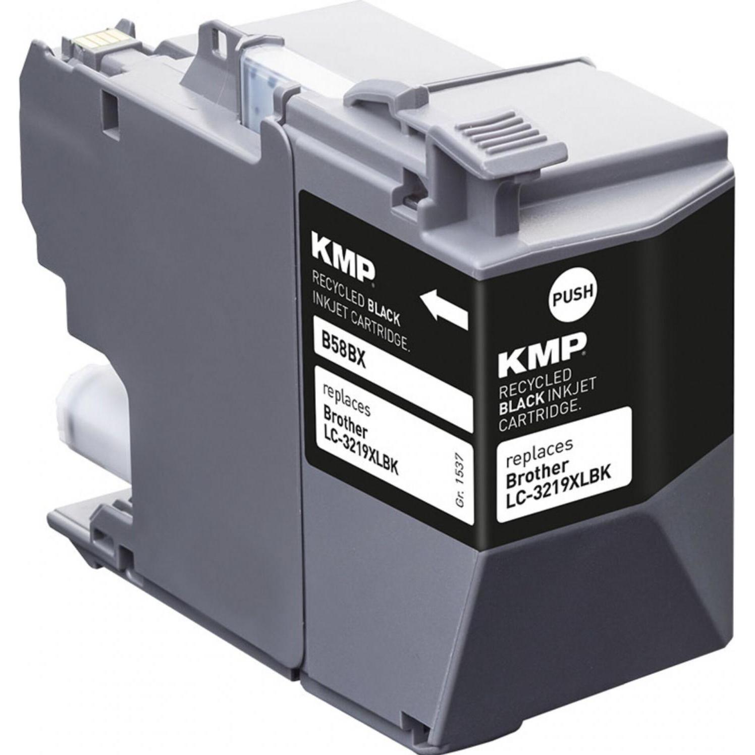 Thumbnail - KMP, Druckerpatrone, B58BX Tintenpatrone komp. mit Brother LC-3219XLBK (BK)