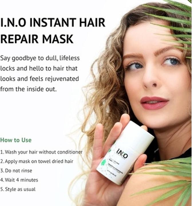 Immagine prodotto Earthly Body Inside Out Haircare Leave-In Instant Repair Mask 1.7 fl oz - Rinforza e ripara per