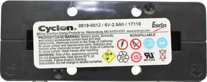 Immagine prodotto Hawker Energy Akku 0819-0012 Cyclon 2.5-6 0819-1006 (6 V, 2.50 Ah)