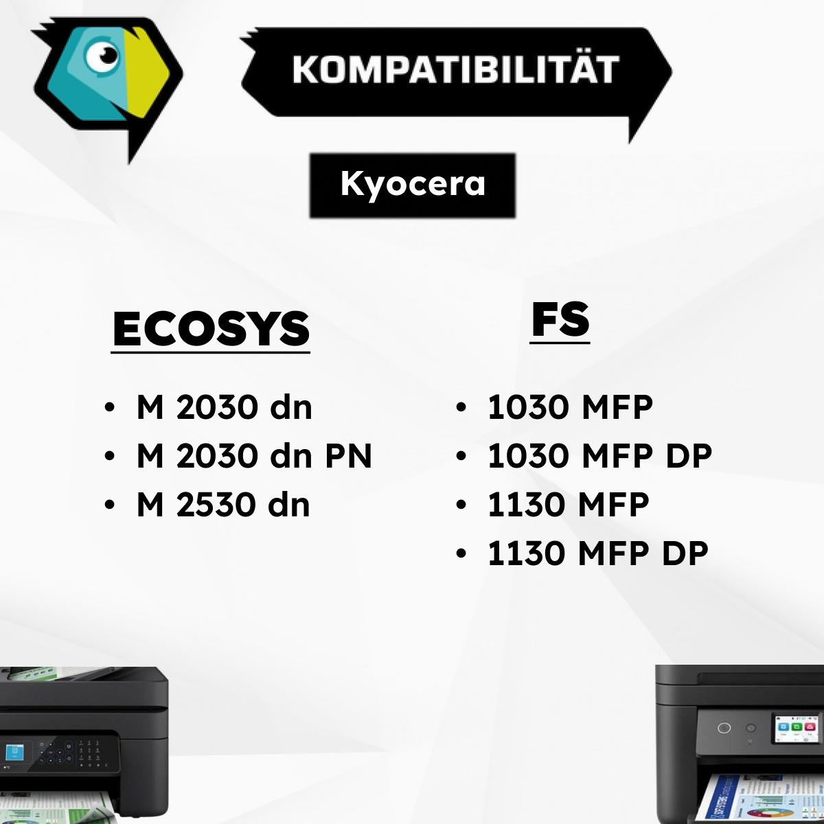 Thumbnail - Inkadoo, Toner, Toner kompatibel zu Kyocera/Mita 1T02MJ0NL0 / TK-1130 Toner, schwarz Schwarz (BK)