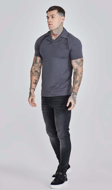 Actual product image Siksilk T-Shirt Smart Revere Polo - Muscle Fit (XS)
